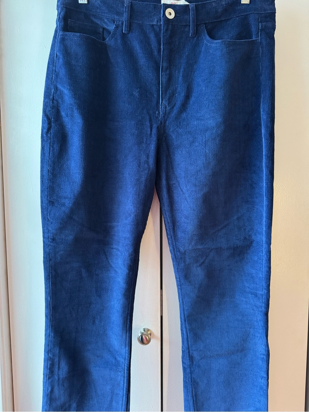Vineyard Vines Blue Corduroy Ankle Pants Women’s M High Rise 27” Inseam